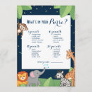 Search for bingo baby shower invitations Animals