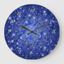 Recherche de bleu brillant horloges Imaginaire