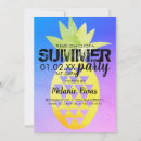 Search for summer beach birthday invitations Pineapple