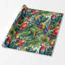Search for parrot wrapping paper Macaw