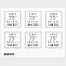 Search for geometric birthday stickers Elegant