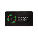 Search for chalk return address labels Typography