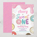 Search for doughnut invitations Doughnut sweet one