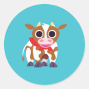 Recherche de foin autocollants Vache