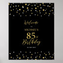 Search for 85th birthday decor Gold