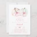 Recherche de citrouille fille invitations Boho