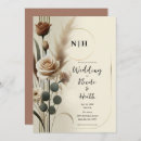 Search for geometric floral wedding invitations Boho