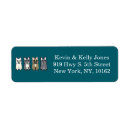 Search for bulldog return address labels Blue