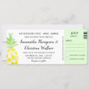 Search for aeroplane ticket wedding invitations Hawaii