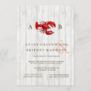 Search for lobster wedding invitations Watercolor