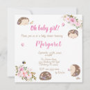 Search for hedgehog baby shower invitations Boho