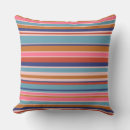 Search for blue and terracotta pillows Stripes