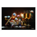 Search for new year celebration posters Champagne
