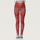 Search for christmas patterns leggings Red