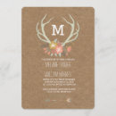 Search for floral antler wedding invitations Antlers
