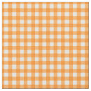Search for orange gingham fabric Checked