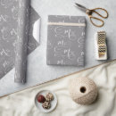 Search for mr and mrs wrapping paper White