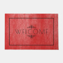Search for leather doormats Red