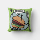 Recherche de hamburger décoration coussins Foodie