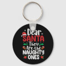 Search for funny naughty keychains Santa