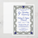 Search for sapphire wedding anniversary invitations Modern