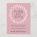 Search for baby girl pregnancy announcement cards Simple