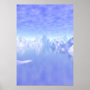 Recherche de paysage de fractale Bleu