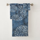 Search for indigo blue bath towels Geometric