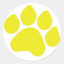 Recherche de canines autocollants Empreinte