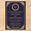 Search for gold acrylic wedding invitations Formal