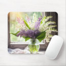 Recherche de fleurs lilas tapis souris Bouquet