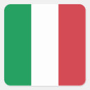 Search for green and red flag stickers Italia