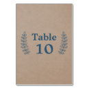 Search for rustic kraft paper table cards Floral