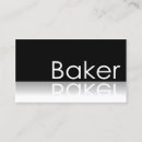 Search for baker business cards White