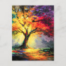 Search for abstract trees postcards Forest