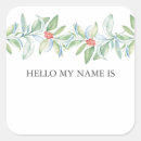 Search for name tag stickers Watercolor