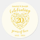 Search for 20 year anniversary stickers Couple