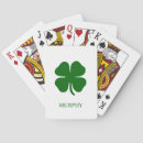 Search for 4 leaf clover playing cards Lucky