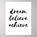 Search for achieved posters Inspirational quote