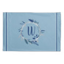 Search for floral monogram pillowcases Initial