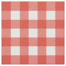 Search for red and white checkered fabric Gingham