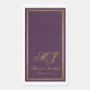 Search for plum wedding napkins Script