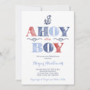 Recherche de ahoy baby shower garçon invitations Aquarelle