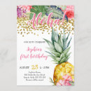 Search for pineapple luau invitations Watercolor