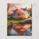 Search for beautiful house postcards Pink