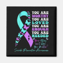 Search for suicide awareness magnets Crisis number