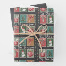 Search for retro santa wrapping paper Winter