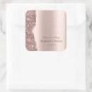 Search for shiny wedding stickers Metallic