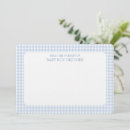 Search for plaid note cards Blue