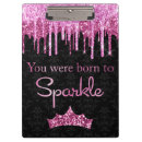 Search for glitter clipboards Black